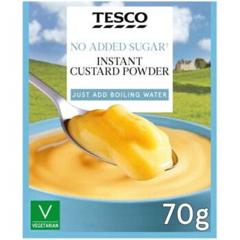 Tesco No Added Sugar Instant Custard Mix (70g)