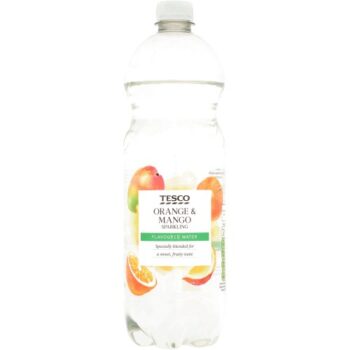 Tesco Orange & Mango Sparkling Water (1 Litre)