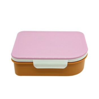 Tesco Pink Cream & Orange Bento Box