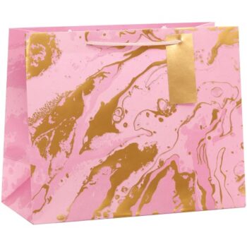 Tesco Pink Marble Large Bag
