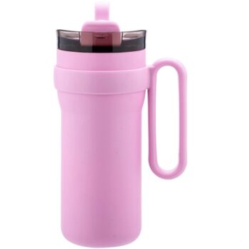 Tesco Pink Tumbler with Oval Handle