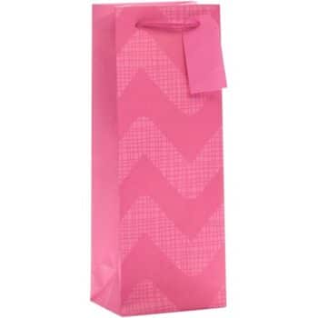 Tesco Pink Wave Bottle Bag