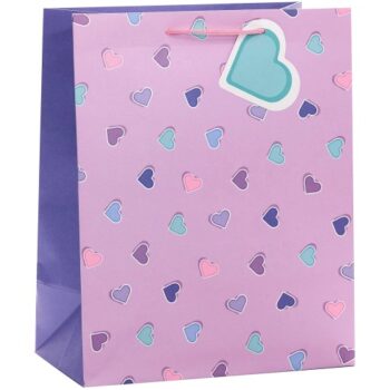Tesco Purple Hearts Large Bag