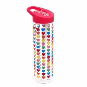 Tesco Rainbow Hearts Water Bottle (550ml)