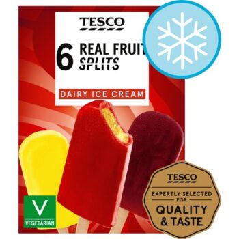 Tesco Real Fruit Splits (6 x 73ml)