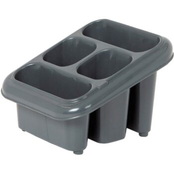 Tesco Recycled Cutlery Drainer Dark Grey