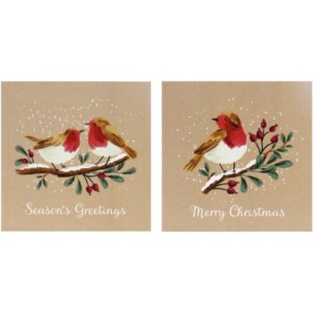 Tesco Robin Christmas Cards