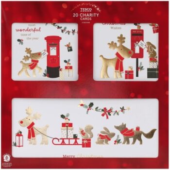 Tesco Rudi Reindeer Christmas Cards