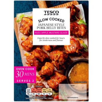 Tesco Slow Cooked Japanese Style Pork Belly Bites (320g)