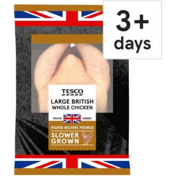 Tesco Slower Grown Large Whole Chicken 1.4kg-1.8kg