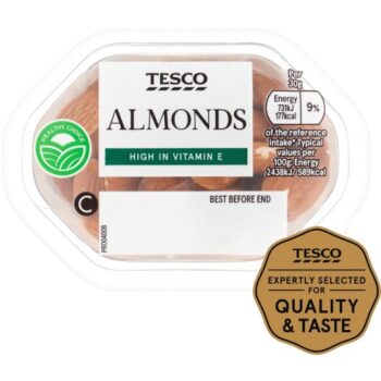 Tesco Snack Pack Almonds (60g)