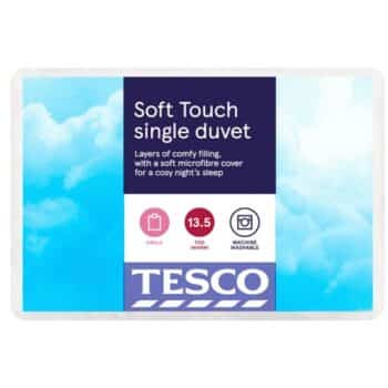 Tesco Soft Touch 13.5 Tog Duvet Single