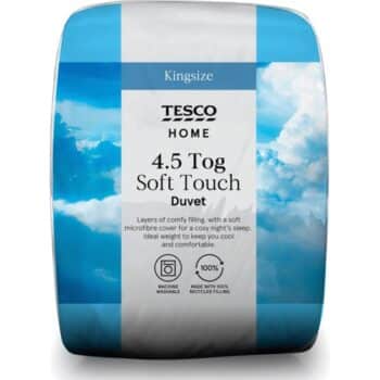 Tesco Soft Touch 4.5 Tog Duvet King