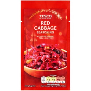 Tesco Spiced Red Cabbage Seasoning