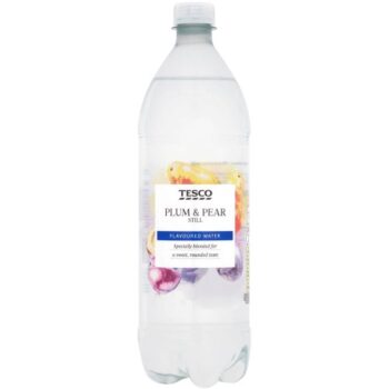 Tesco Still Flavoured Water Plum & Pear (1 Litre)