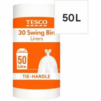 Tesco Tie Handle Swing Bin Liners