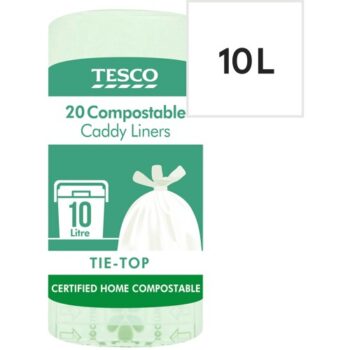 Tesco Tie-Top Compostable Caddy Liners