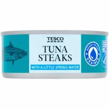 Tesco Tuna Steaks with a Little Spring Water (110g)