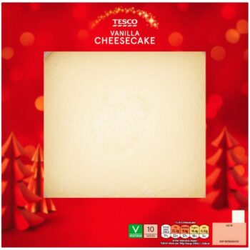 TESCO VANILLA CHEESECAKE