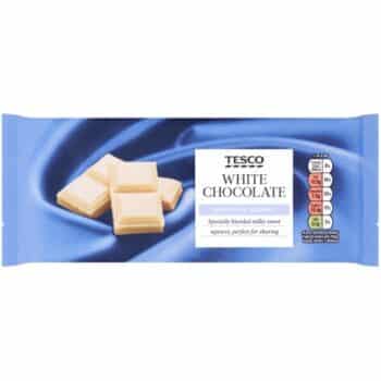 Tesco White Chocolate Bar (200g)
