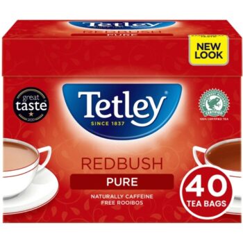 Tetley Pure Redbush Tea Bags (40 x 100g)