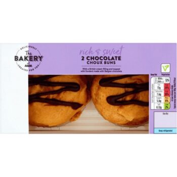 The BAKERY at ASDA 2 Chocolate Choux Buns