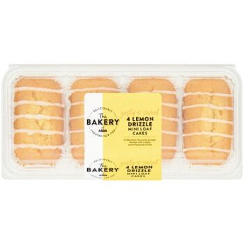 The BAKERY at ASDA Lemon Drizzle Mini Loaf Cakes