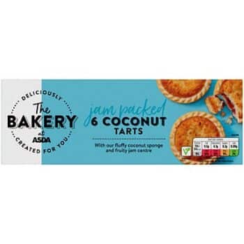 The BAKERY at ASDA The Bakery 6 Coconut Tarts