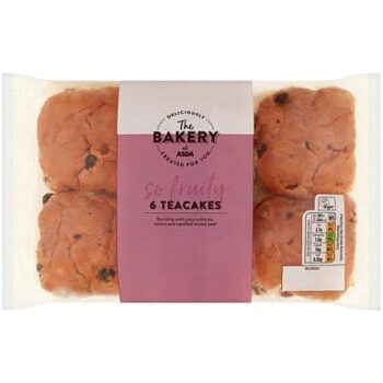 The BAKERY at ASDA The Bakery 6 Teacakes