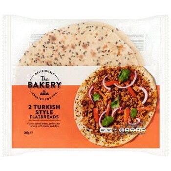 The BAKERY at ASDA The Bakery at 2 Turkish Style Flatbreads