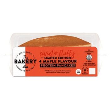 The BAKERY at ASDA The Bakery Limited Edition 4 Maple Flavour Protein Pancakes