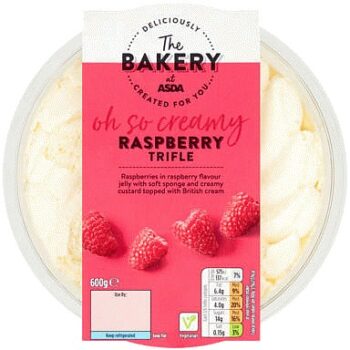 The BAKERY at ASDA The Bakery Raspberry Trifle (600g)