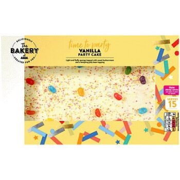 The BAKERY at ASDA The Bakery Vanilla Party Cake