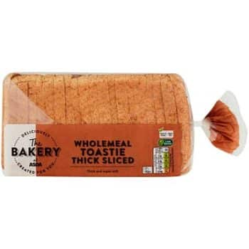 The BAKERY at ASDA The Bakery Wholemeal Toastie Thick Sliced (800g)