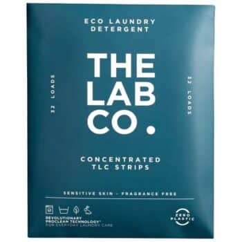 The Lab Co. Laundry Detergent Sheets Non Bio Fragrance Free 32 Loads