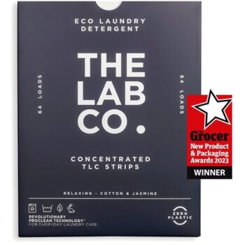 The Lab Co. Laundry Detergent Sheets Non Bio Relaxing Scent 64 Loads