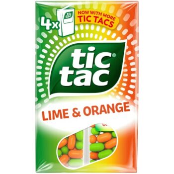 Tic Tac Lime & Orange (4 x 18g)