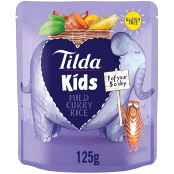 Tilda Kids Mild & Sweet Curry Rice (125g)