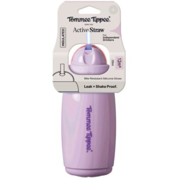 Tommee Tippee Superstar Insulated Straw Cup 12m+ Assorted (1 x 266ml)