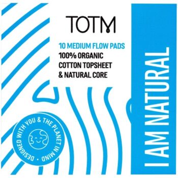 TOTM Medium Flow Natural Pads (10)