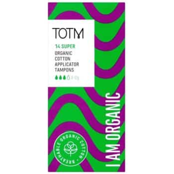TOTM Organic Cotton Applicator Tampons Super (14)