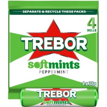 Trebor Sofmint Peppermint (4 x 38g)