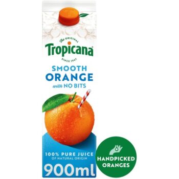 Tropicana Pure Smooth Orange Fruit Juice (900ml)