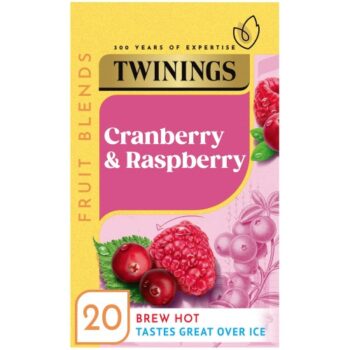 Twinings Cranberry & Raspberry Fruit Tea Bags 20 (20 x 40g)