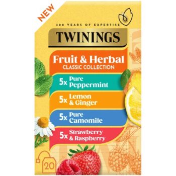 TWININGS FRUIT & HERBAL COLLECTION 20 TEABAGS (35g)
