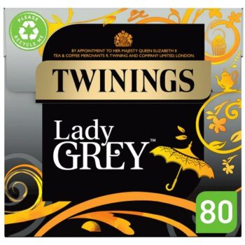 Twinings Plant-Based Lady Grey Tea Bags with Zesty Orange (80 x 200g)