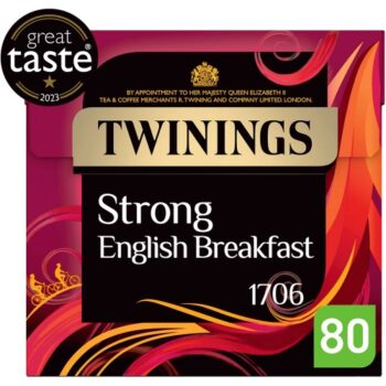 Twinings Strong English Breakfast Tea Bags (80 x 250g)