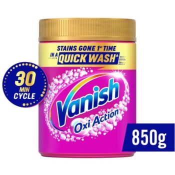 Vanish Gold Oxi-Action Fabric Stain Remover Powder Colours Laundry (850g)