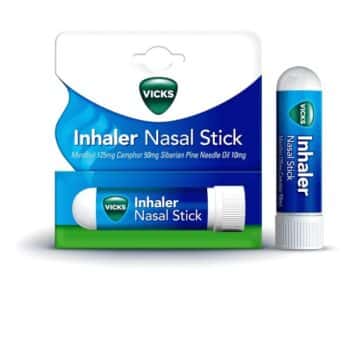 Vicks Fast Acting Decongestant Nasal Stick for Blocked Nose Relief (0.5ml)