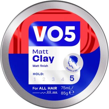 VO5 Extreme Style Matt Hair Clay - Long-Lasting Hold - Tin (75ml)